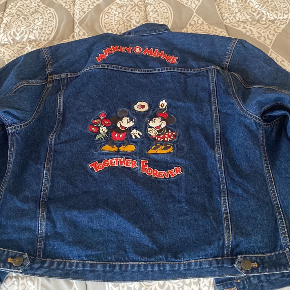 Disney Mickey and Minnie Jean jacket
